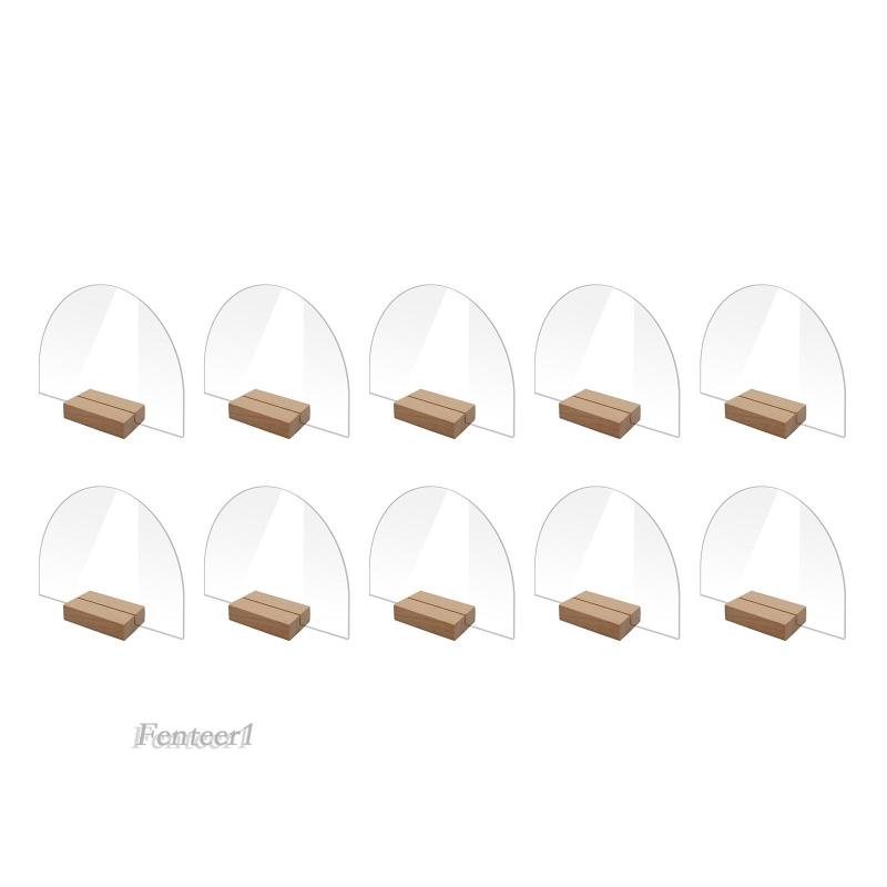 Bộ 10 Thẻ Đánh Dấu Số Bàn Ăn / Tiệc Sinh Nhật Bằng Acrylic Siêu Bền Tiện Dụng DIY