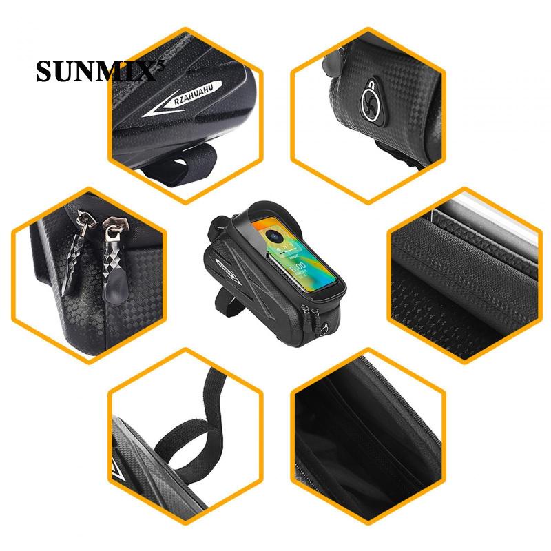 Túi Đựng Điện Thoại Cảm Ứng Gấp Gọn Gắn Khung Trước Xe Đạp Cho Nam