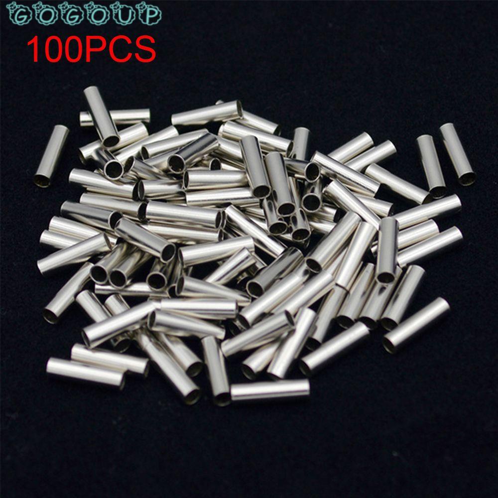 GOGOUP Set 100 Ống Dây Câu Cá Bằng Đồng Chất Lượng Cao