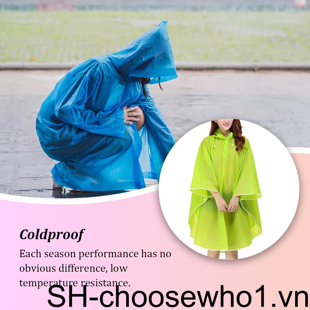 Áo Mưa Thoáng Khí Chống Thấm Nước Có Thể Tái Sử Dụng Tiện Lợi