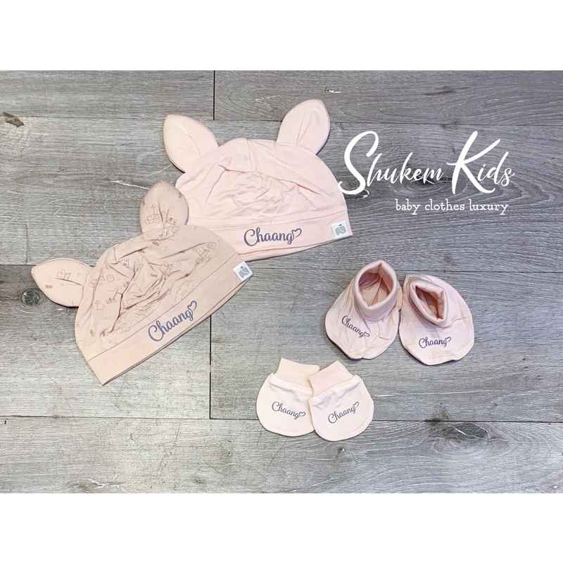 Chaang - Phụ kiện sơ sinh mũ, bao tay bao chân mềm mại cho bé