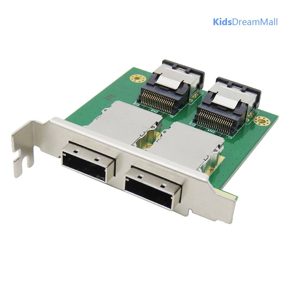 Bộ Chuyển Đổi SAS 2 Cổng Mini SFF-8087 Sang HD SFF-8088 PCI SAS