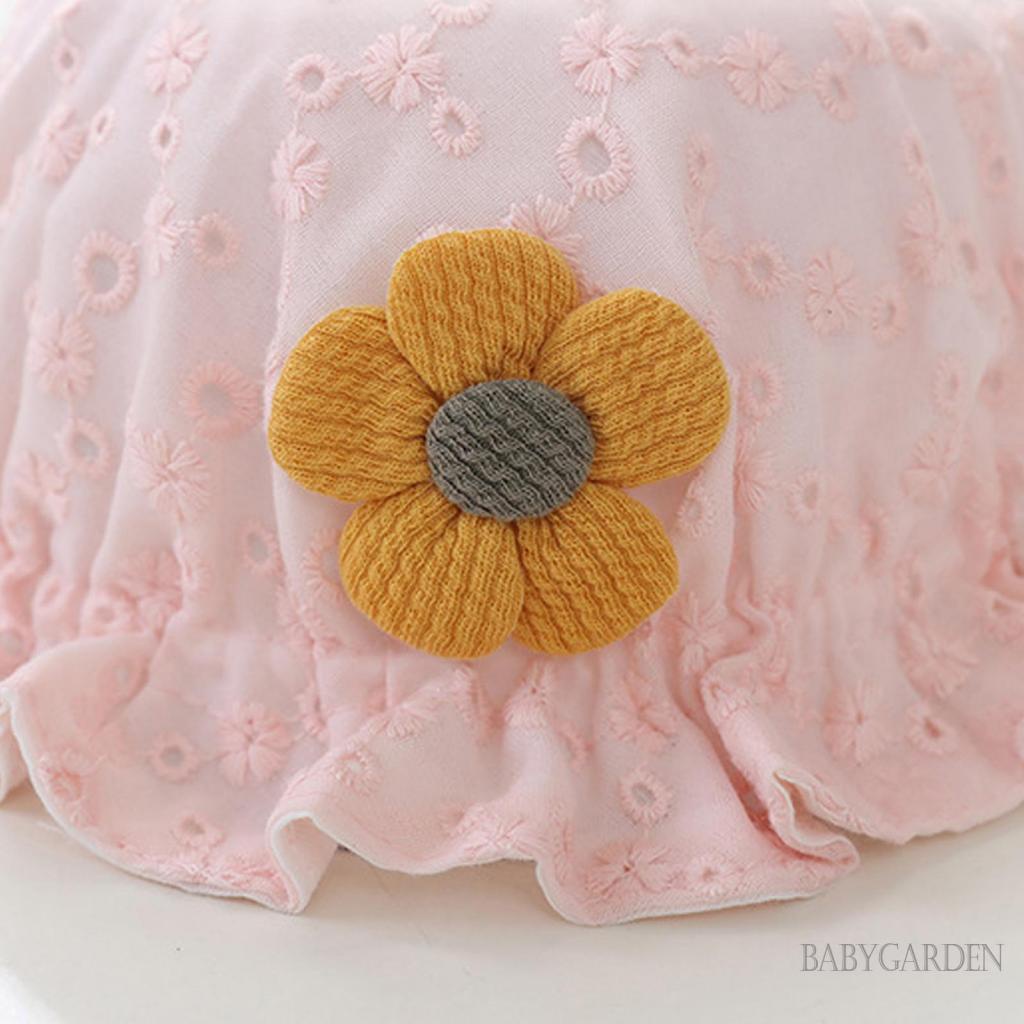 Mũ Tai Bèo Thoáng Khí Đính Nơ Thời Trang Mùa Hè Cho Bé Gái 0-8 Tháng Tuổi