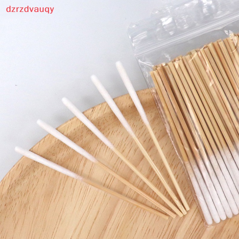 30/60 cái dùng một lần dài hơn bông tăm bông bàn chải Lint miễn phí Micro bàn chải gỗ bông mới