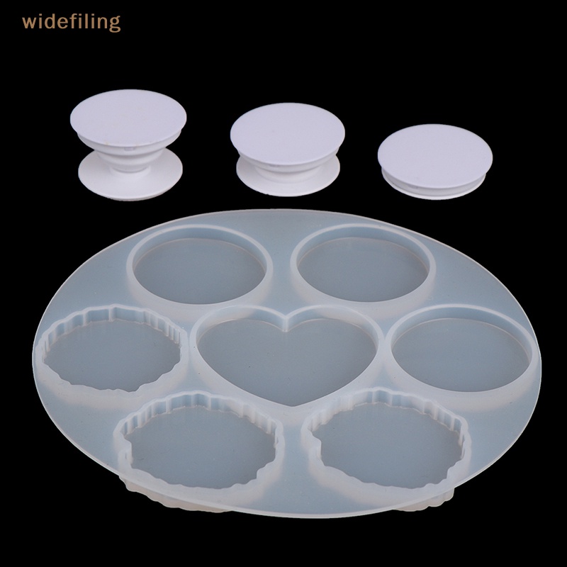 Khuôn Silicon Hình Tròn Dùng Làm Điện Thoại Di Động DIY