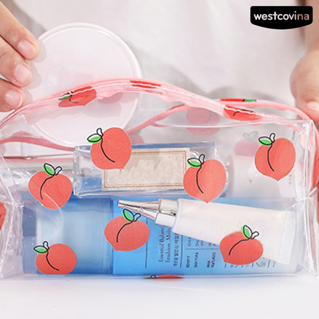 [WSTN] [WSTN]✎Túi Đựng Bút Bằng PVC Chống Nước Sức Chứa Lớn In Họa Tiết Dễ Thương Đa Ứng Dụng