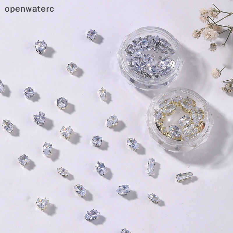 Bộ 10 Phụ Kiện Kim Loại Mini Trang Trí Móng Tay 3D