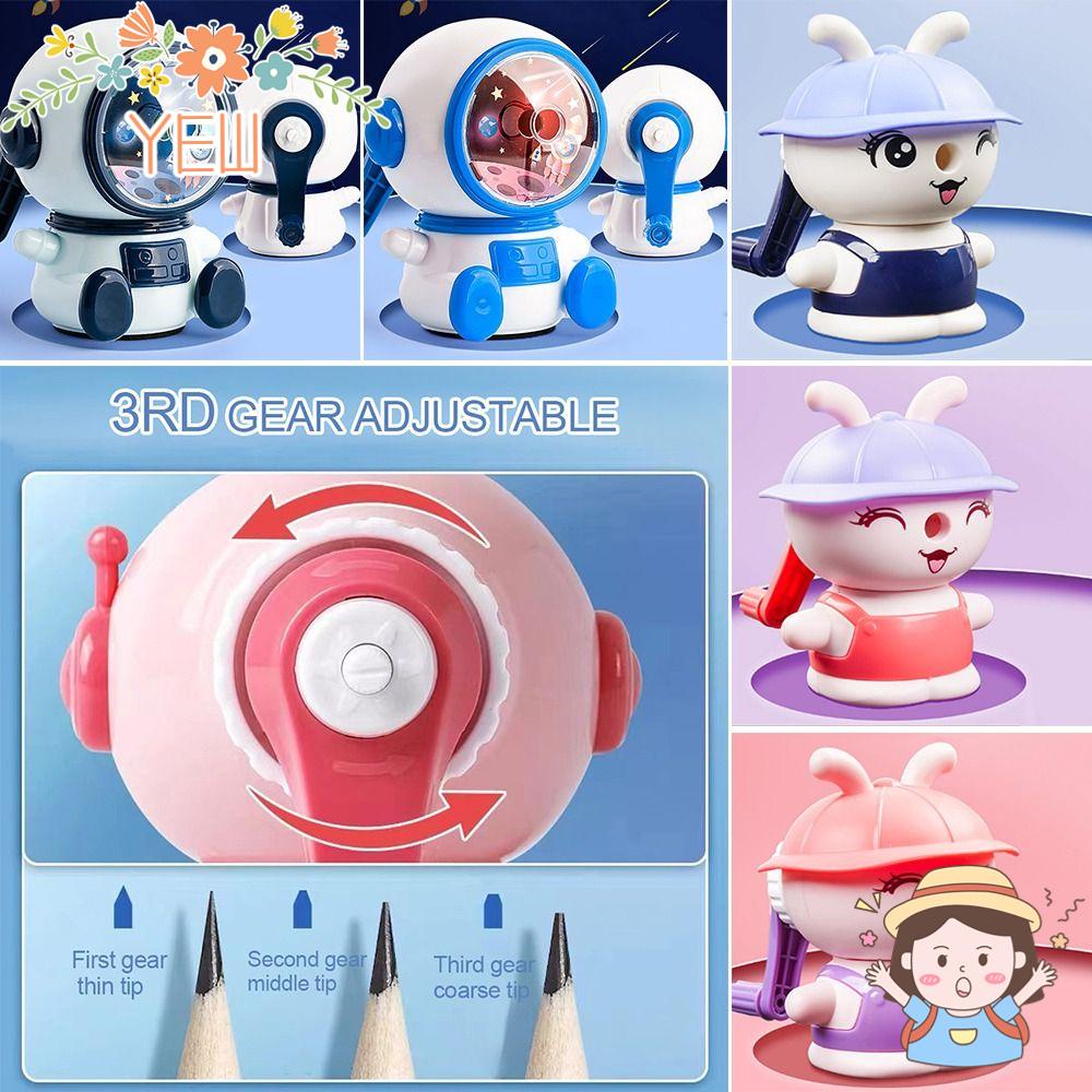 YEW Gọt Bút Chì Tự Động Chống Dính Họa Tiết Hoạt Hình Dành Cho Học Sinh