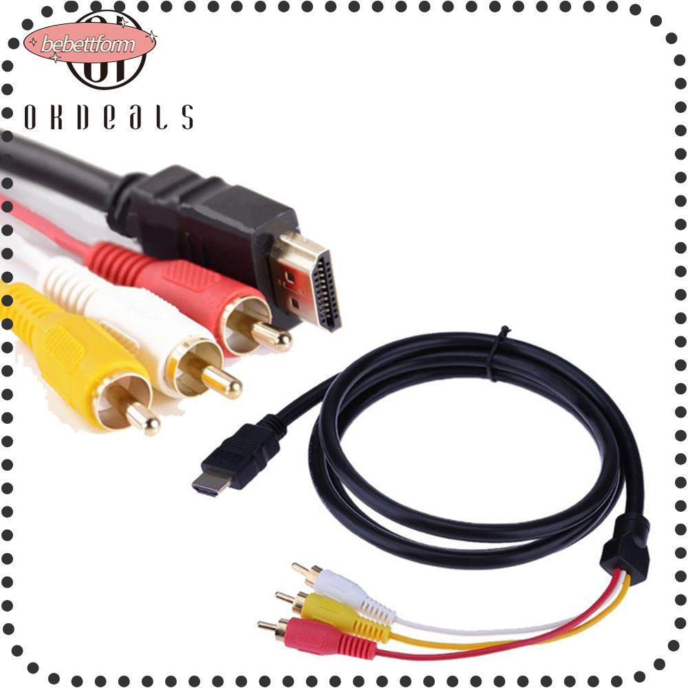 BEBETTERM Dây Cáp Kết Nối Âm Thanh / Video Dài 1.5m 1080P Cho TV HDTV DVD