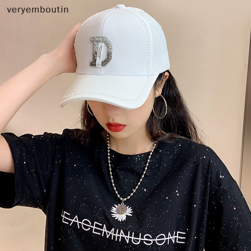 Nón Lưỡi Trai Đính Đá Phong Cách Hiphop Thời Trang Cho Nữ