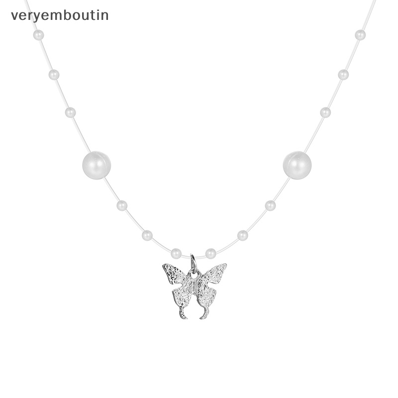 Vòng cổ Mặt Hình Bướm Lấp Lánh Tinh Tế Phong Cách Mới Cho Nữ