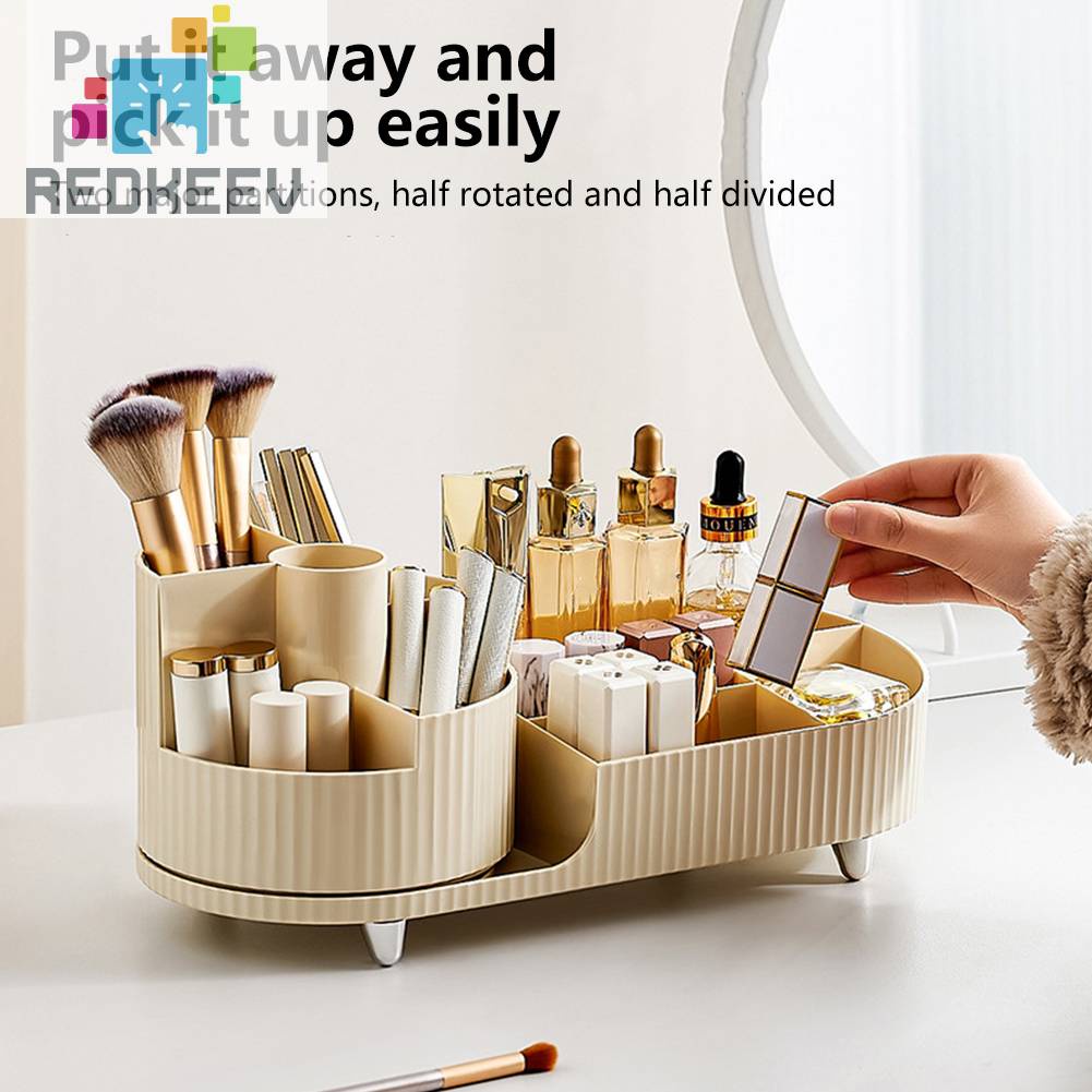 Giá Đỡ Mỹ Phẩm Son Môi / Phấn Mắt Dạng Xoay Tiện Lợi