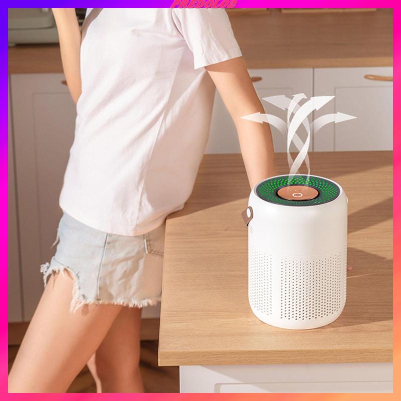 Máy Lọc Không Khí Cá Nhân USB Tiếng Ồn Thấp Có Thể Điều Chỉnh Tự Động Khử Mùi Hôi Để Bàn Phòng Ngủ / Xe Hơi