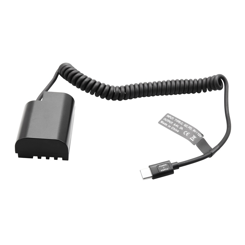 Đầu Nối Pin DMW-BLF19 DCC12 PD USB-C Cho Panasonic GH3 GH4 GH5 GH5S