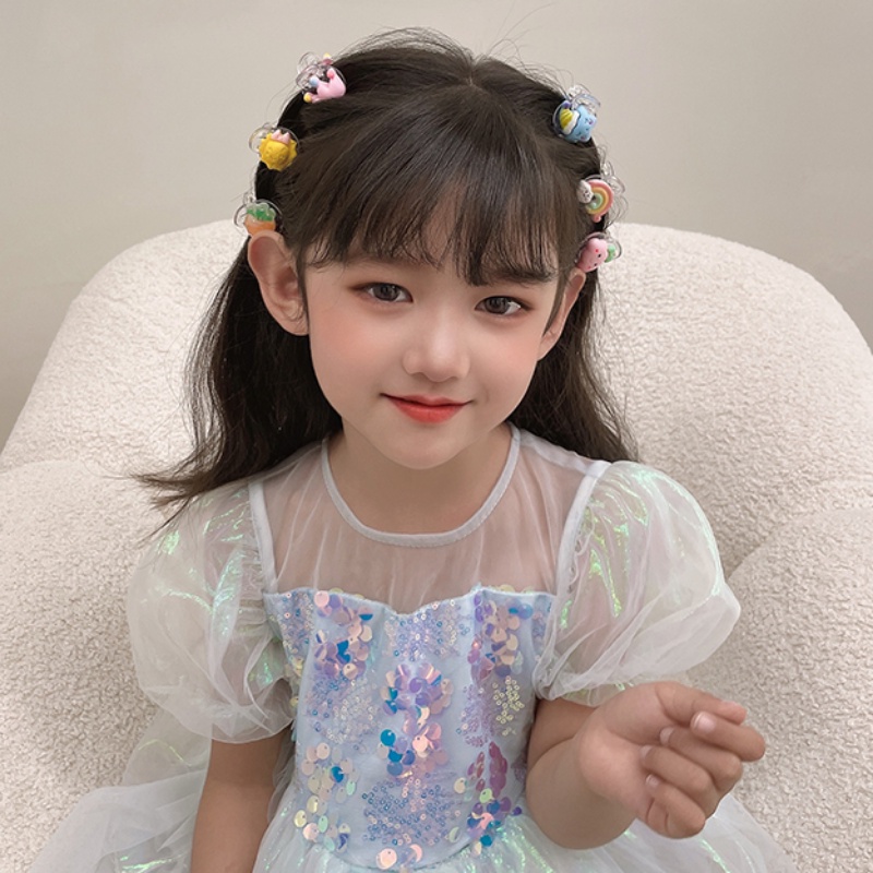 Set 18 Kẹp Tóc Nhỏ Dễ Thương Phong Cách Hàn Quốc Cho Bé Gái