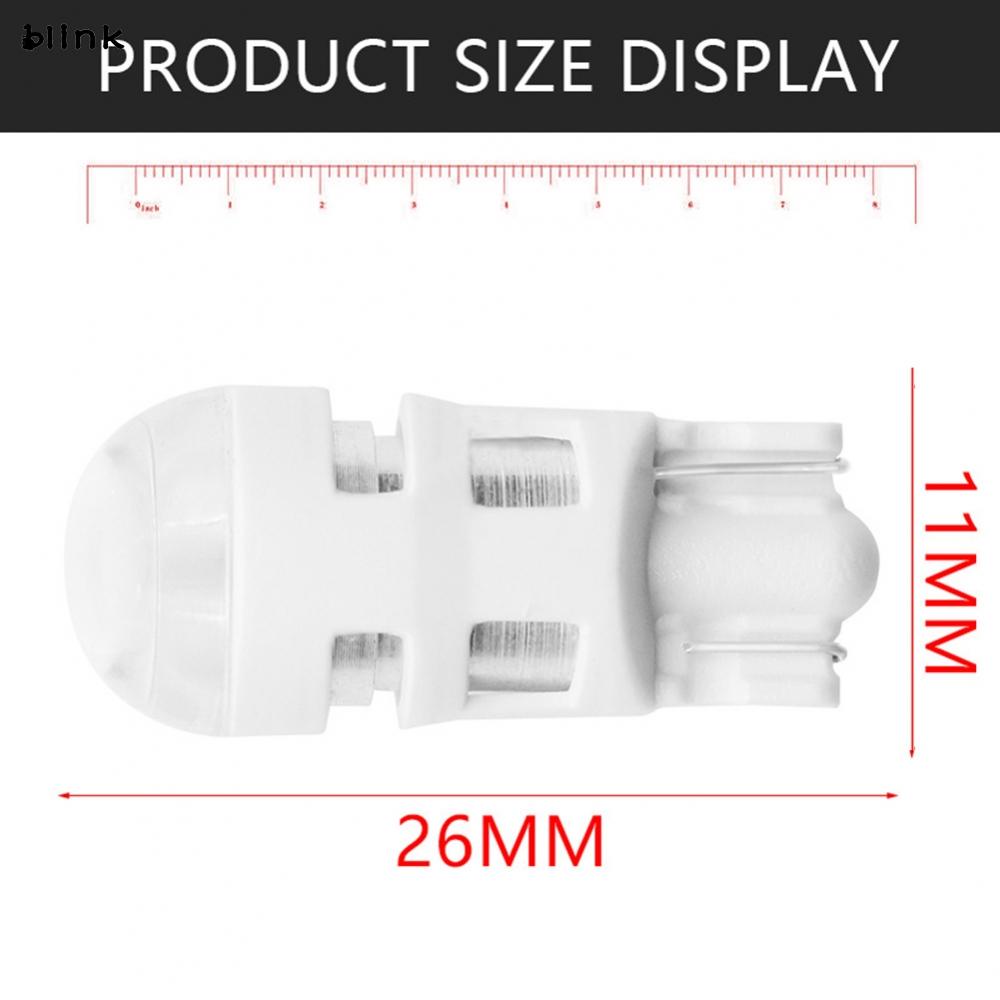 Set 2 Đèn LED T10 3030 Ánh Sáng Trắng Dành Cho Ô Tô
