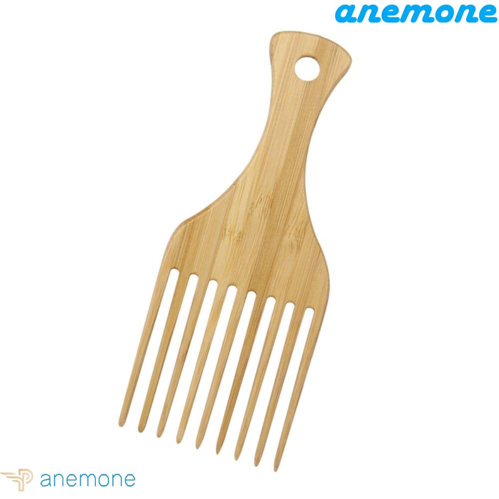 ANEMONE Lược Gỗ Tre Chải Tóc Mát Xa Da Đầu Chống Tĩnh Điện Chuyên Nghiệp