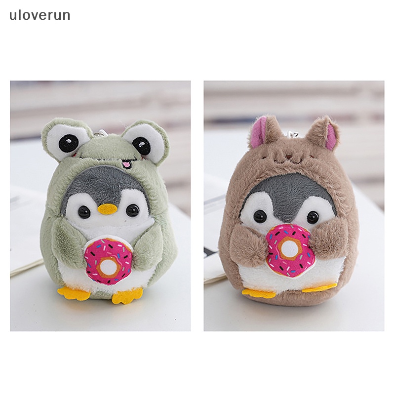 1 Móc Khóa Hình Chim Cánh Cụt Nhồi Bông Dễ Thương