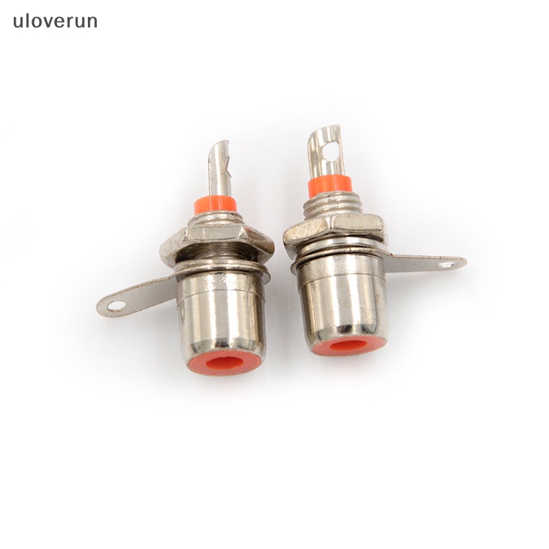 Set 4 Đầu Nối Ổ Cắm RCA Bằng Kim Loại Chuyên Dụng Dành Cho Bộ Khuếch Đại Âm Thanh