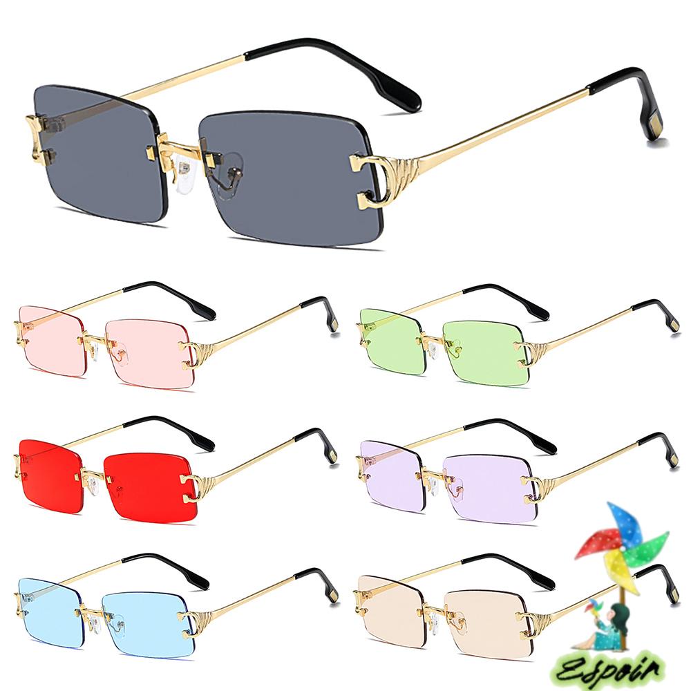 ESPO Kính Mát Hình Chữ Nhật Trong Suốt Chống Tia Uv400