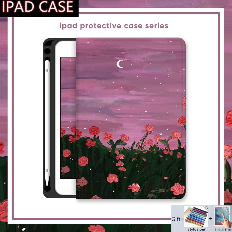 Bao Da Máy Tính Bảng Có Ngăn Đựng Bút Cho Ipad Air 5th 4th 3rd 2nd 1st Mini 6 5 4 3 2 1 Pro 11 10.5 9.7 10.2 10.9 Inch 6th 7th 8th 9th 10th Gen Vỏ Bọc Ghế Ngồi Xe Hơi Chất Lượng Cao