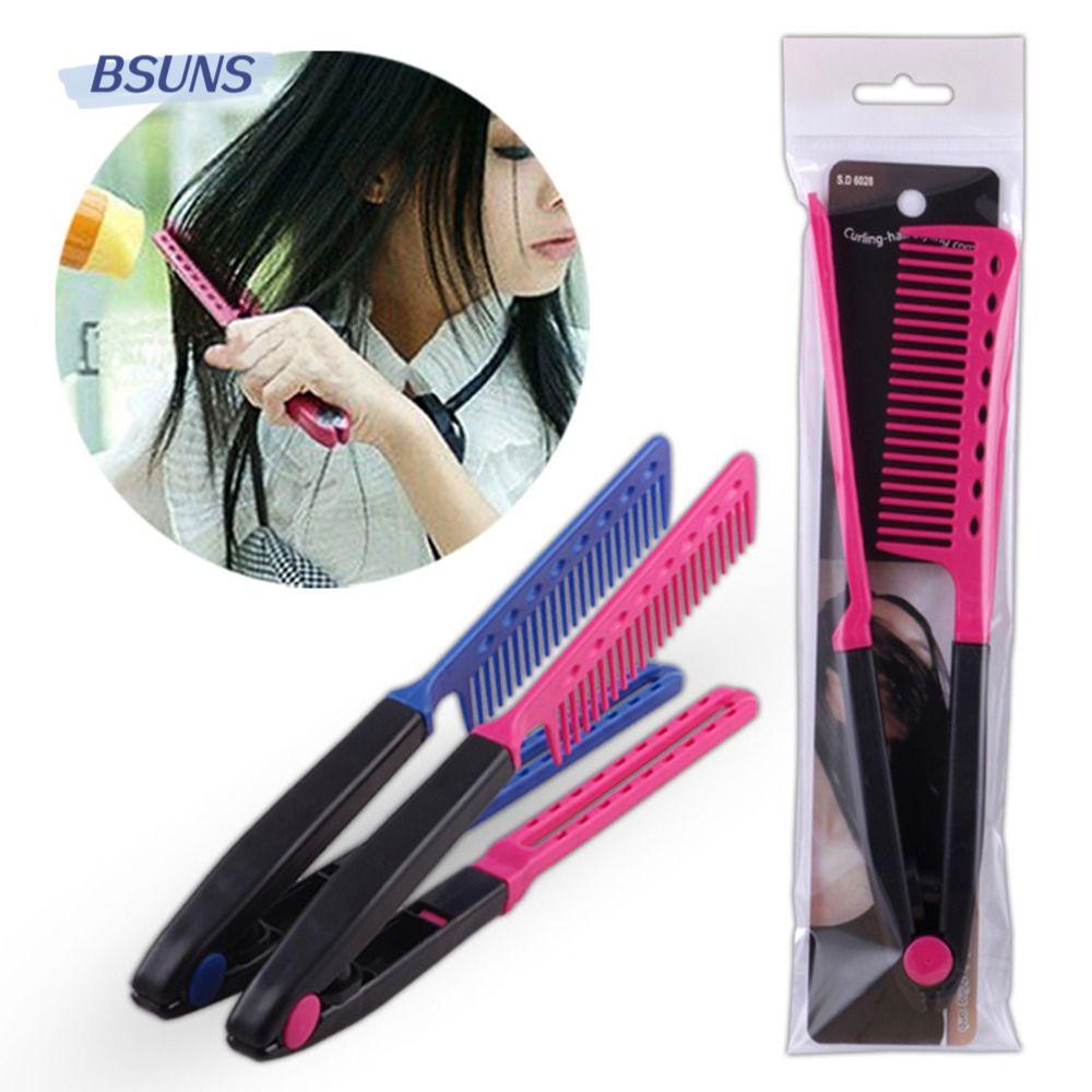 BSUNS Lược Chải Tóc Tạo Kiểu Chữ V Chất Liệu ABS Tiện Dụng DIY