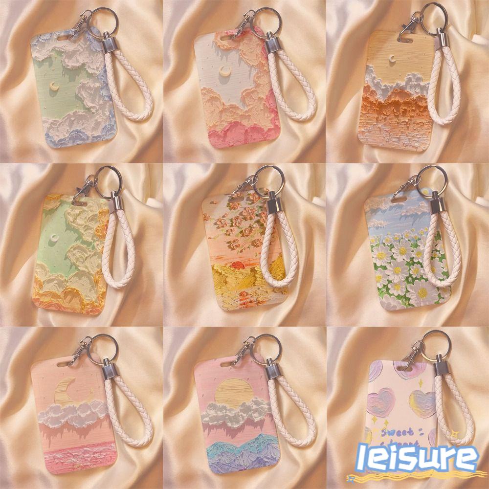 LEISURE Ví Nhựa Đựng Thẻ Tín Dụng / Danh Thiếp Kiểu Dáng Dễ Thương Dành Cho Nam Và Nữ