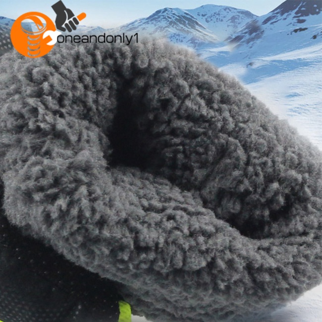 1 Đôi Găng Tay Trượt Tuyết Dày Dặn Giữ Ấm Mùa Đông Cho Nam