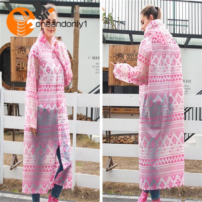 Áo Mưa Dày Dặn Thiết Kế Dây Rút Gọn Nhẹ Chống Thấm Nước Có Thể Tái Sử Dụng Thời Trang