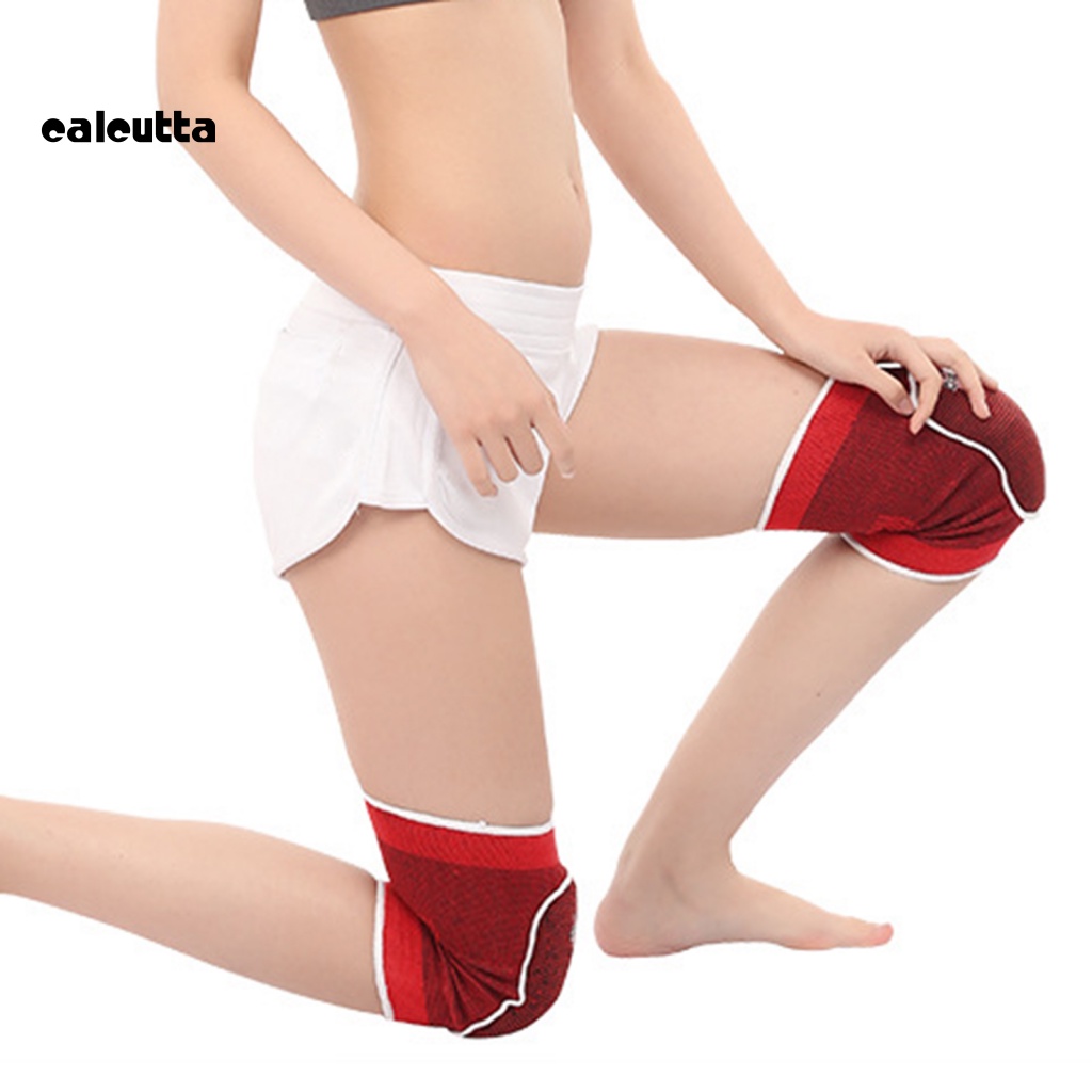 Bộ 2 Miếng Đệm Đầu Gối Vải Dệt Co Giãn Tinh Tế Không Biến Dạng Dành Cho Bóng Đá