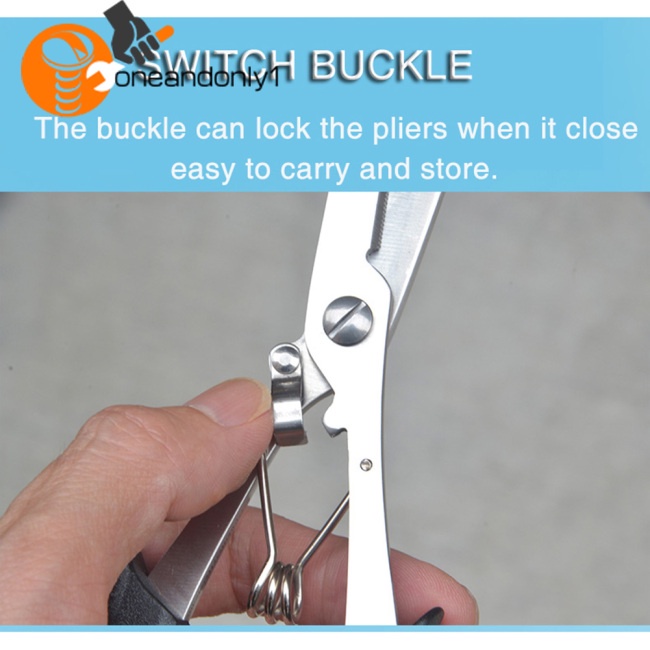 Kìm Gỡ Lưỡi Câu Cá Đa Năng Kèm Dây Đeo Tiện Dụng