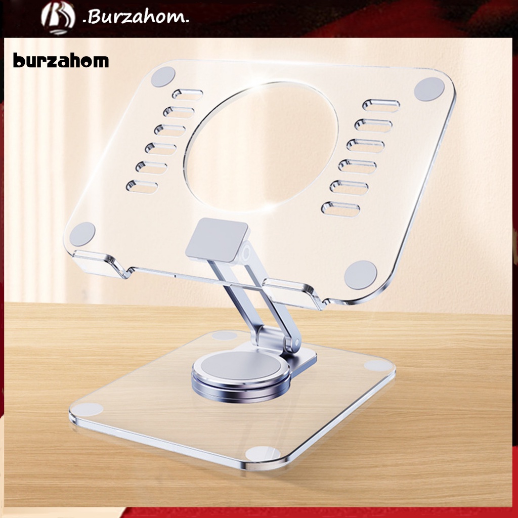 Giá Đỡ Máy Tính Bảng Trong Suốt Chống Trượt Xoay 360 Độ Tiện Dụng