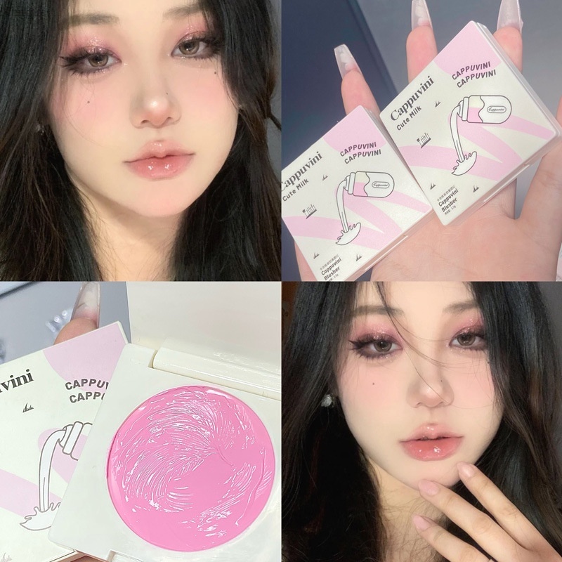 Má Hồng Dạng Kem Cappuvini Phong Cách Đáng Yêu Năng Động Dễ Dùng Dễ Mang Theo ☆May☆
