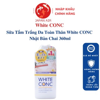 Sữa tắm trắng da toàn thân white conc nhật bản chính hãng chai 360ml