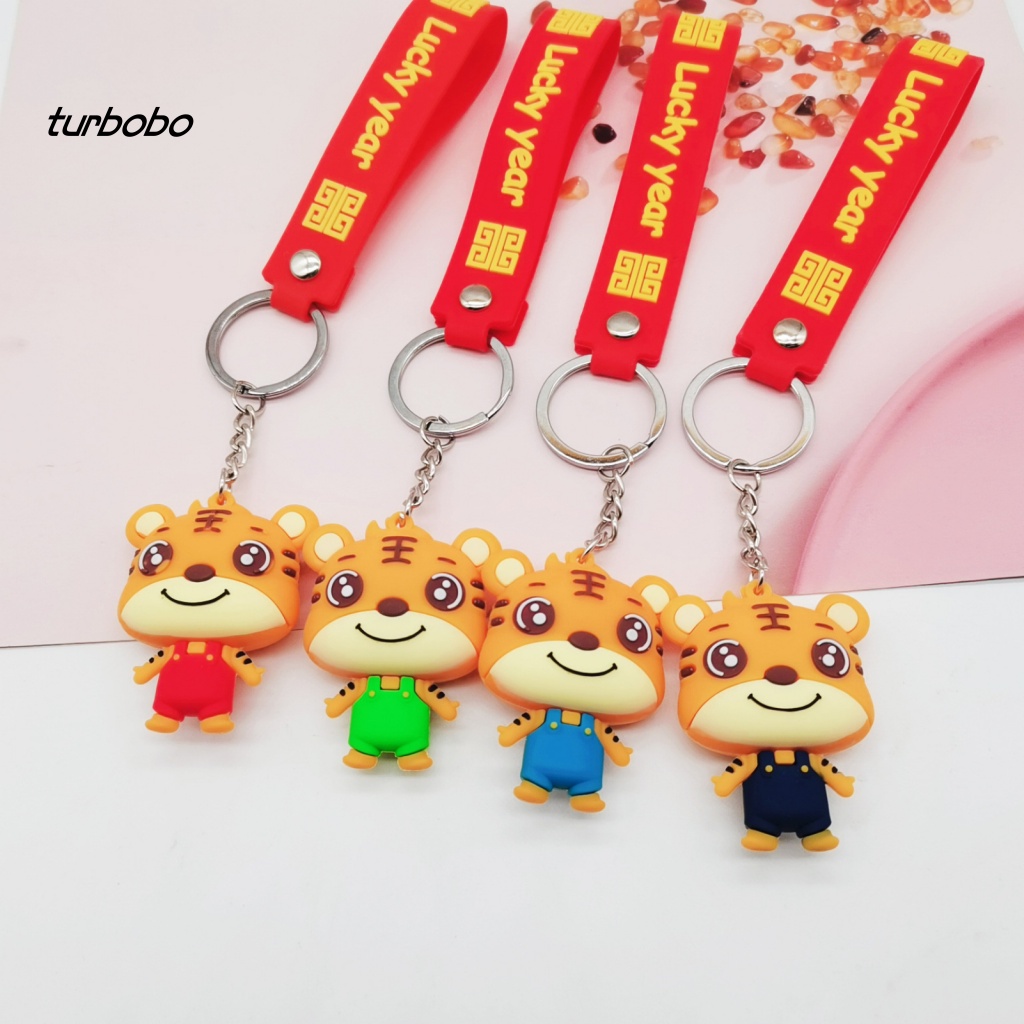 Móc Khóa Hình Chú Hổ May Mắn Phong Cách Truyền Thống Trọng Lượng Nhẹ Dành Cho Trẻ Em