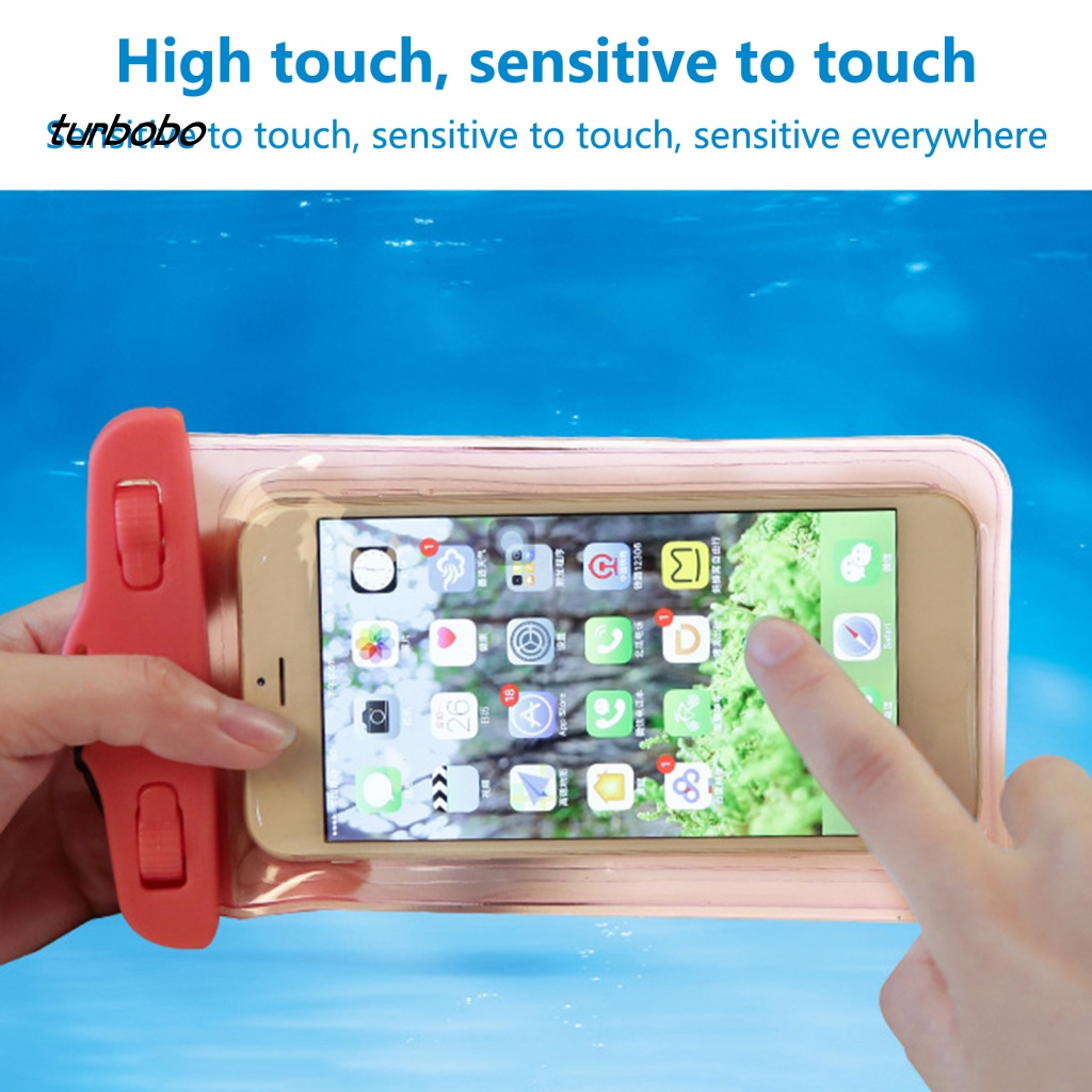 1 Set Túi Đựng Điện Thoại Chống Nước Chống Trầy Xước Bằng PVC Tiện Dụng