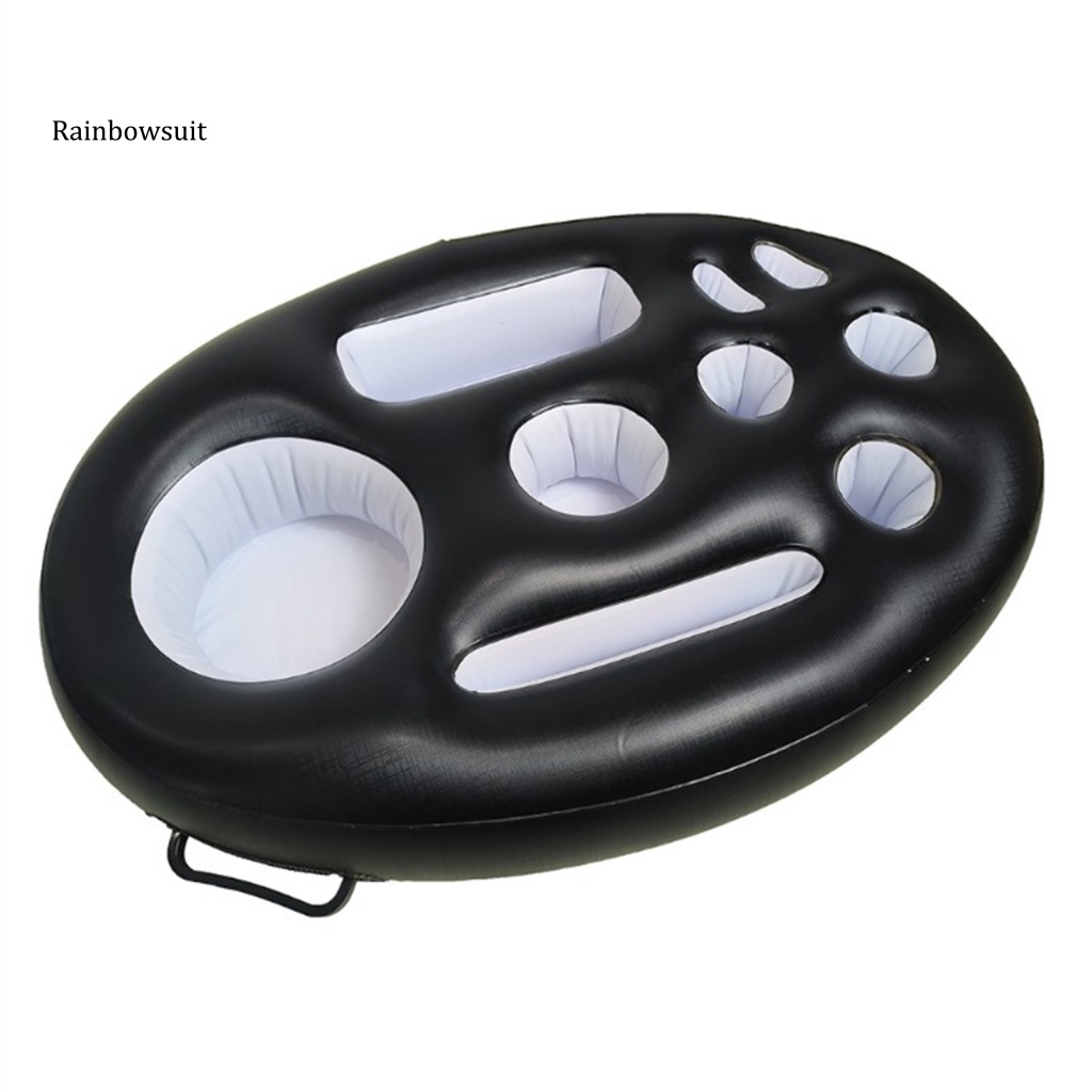 Phao Bơi PVC 8 / 9 Lỗ Có Tay Cầm Di Động Tiện Dụng