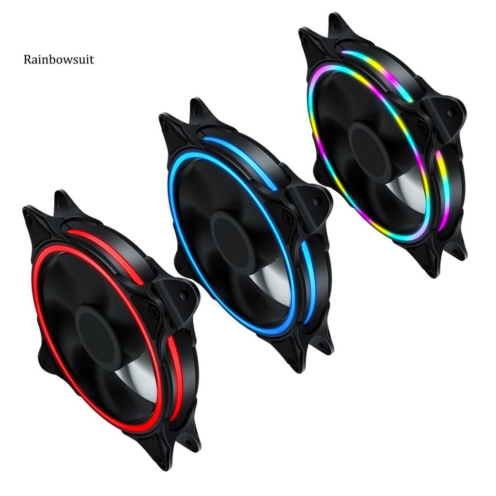 Quạt Tản Nhiệt Làm Mát Có Đèn LED Nhiều Màu 120mm Cho Máy Tính