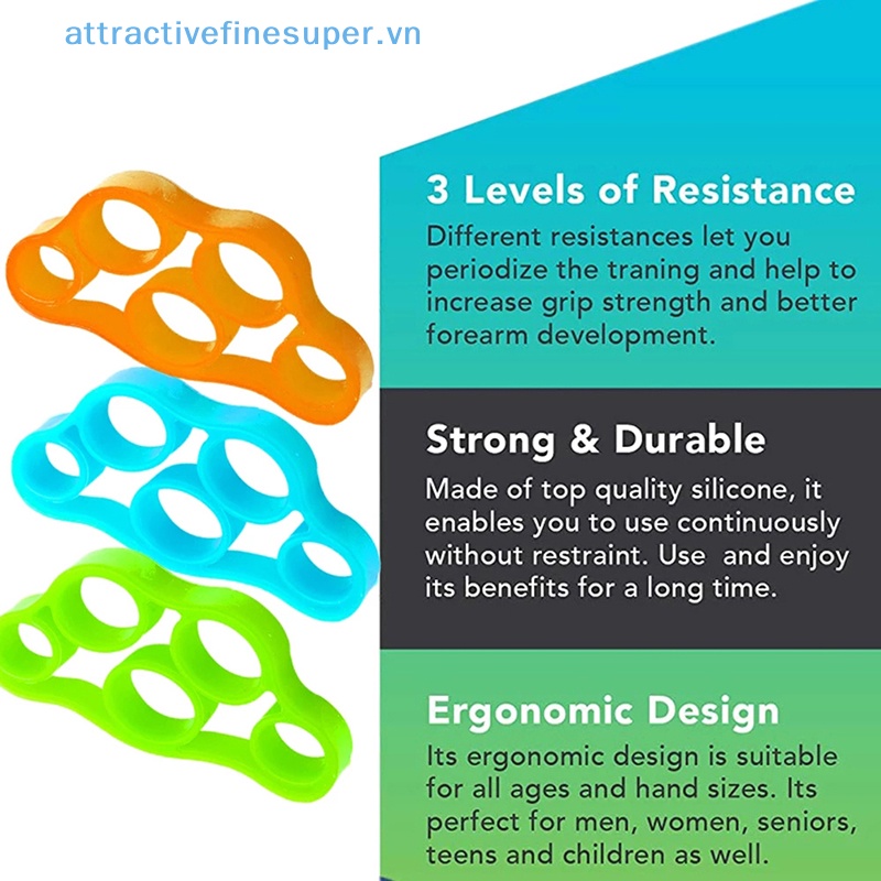 Afs Bộ 3 Dây Đeo Ngón Tay Bằng Silicone Tiện Lợi Dành Cho Tàu Lửa