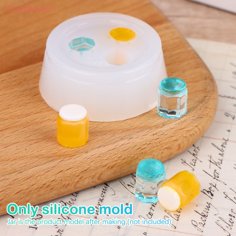 &lt; Cardflower &gt; Khuôn Mini 1: 12 Mẫu Mới (Có Khuôn Silicon) Đồ Uống Mật Ong Trang Trí Nhà Búp Bê