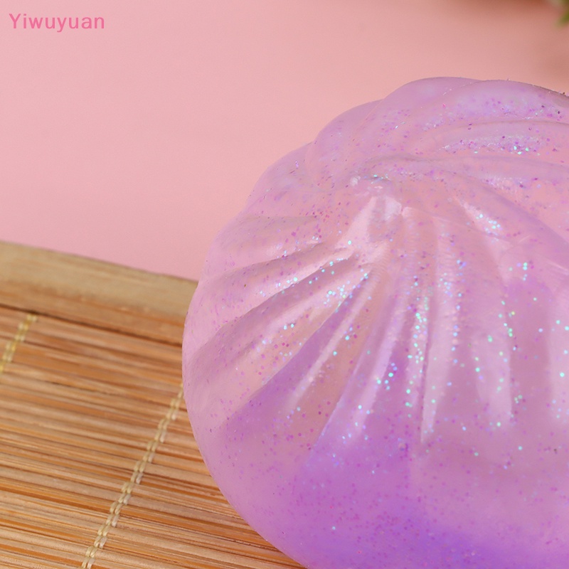 < Yiwuyuan > Đồ Chơi Maltose Bánh Bao Hấp Phát Nhạc Đàn Hồi Chậm Màu Vàng Kim Sáng Tạo Mới Cho Trẻ Em