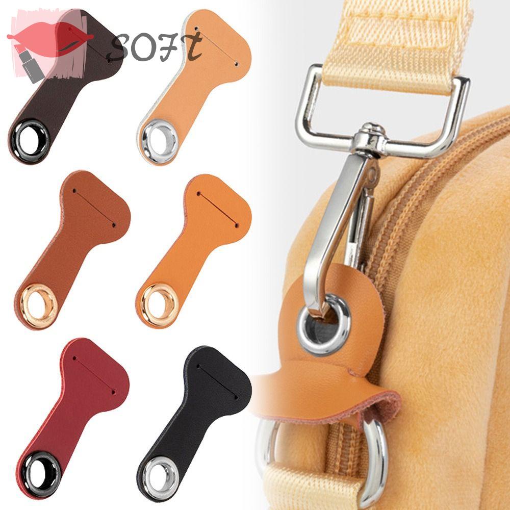 SOFTNESS Dây Đeo Túi Xách DIY Bằng Da Chống Mòn Có Khóa Cài