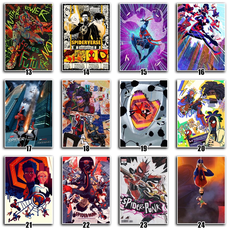 Tranh CuộN Treo TườNg HoạT HìNh Anime spider man: across the spider verse
