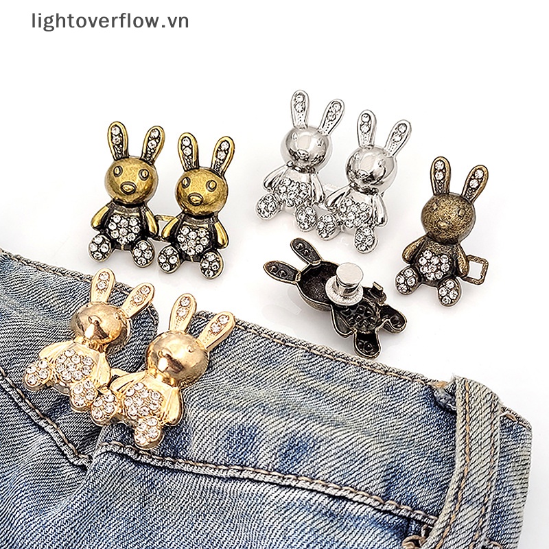 [lightoverflow] Nút Kim Loại Ngọc Trai Cài Quần Có Thể Tái Sử Dụng [VN]