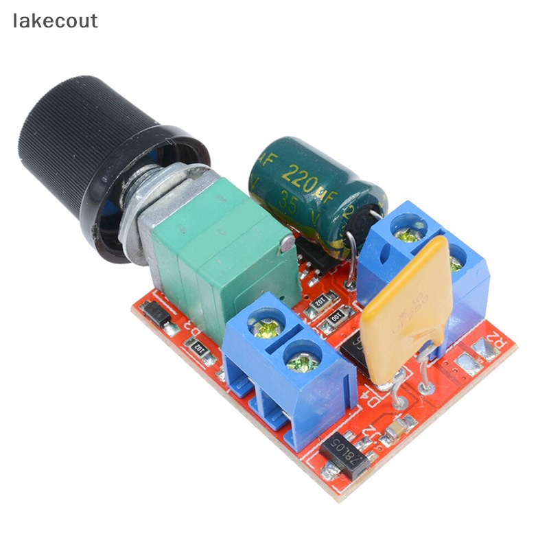 Mô Đun Điều Khiển Tốc Độ Động Cơ Mini DC 3 6 12 24 35V 5A 90W PWM DC