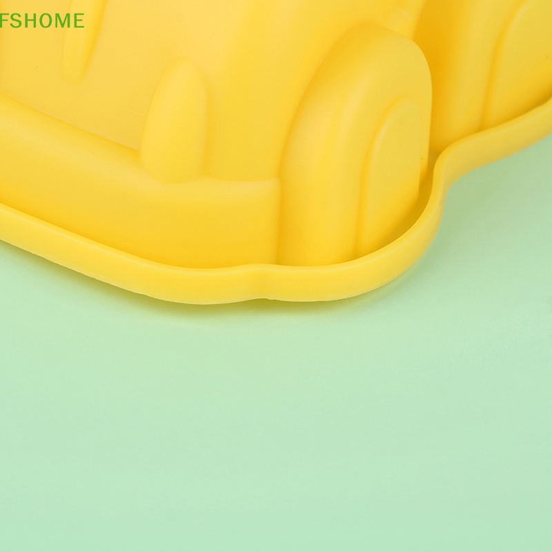 Fshome Khuôn Silicon Làm Bánh / Xà Phòng Hình Xe Hơi Dễ Thương DIY