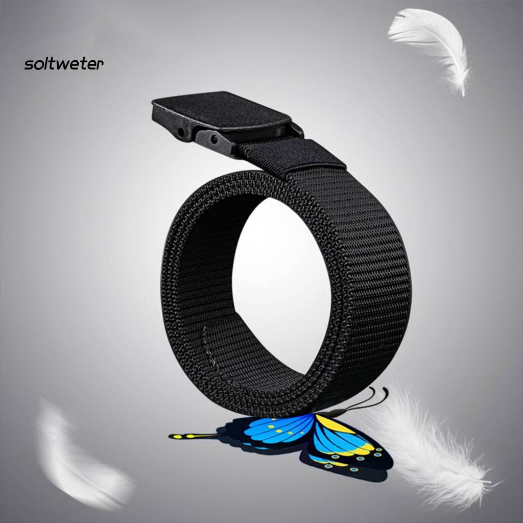 Thắt Lưng Có Khóa Cài Gọn Nhẹ Dễ Phối Đồ Tùy Chỉnh Thời Trang Cho Nam