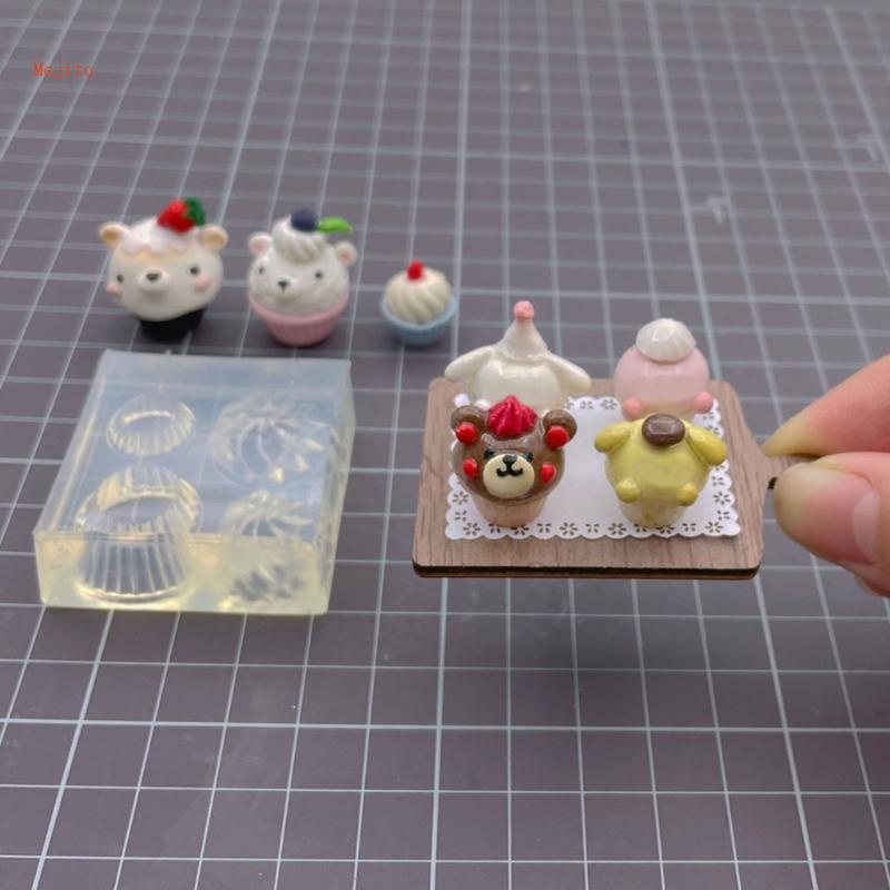 Khuôn Silicone Làm Trang Sức / Bánh Cupcake 3D DIY