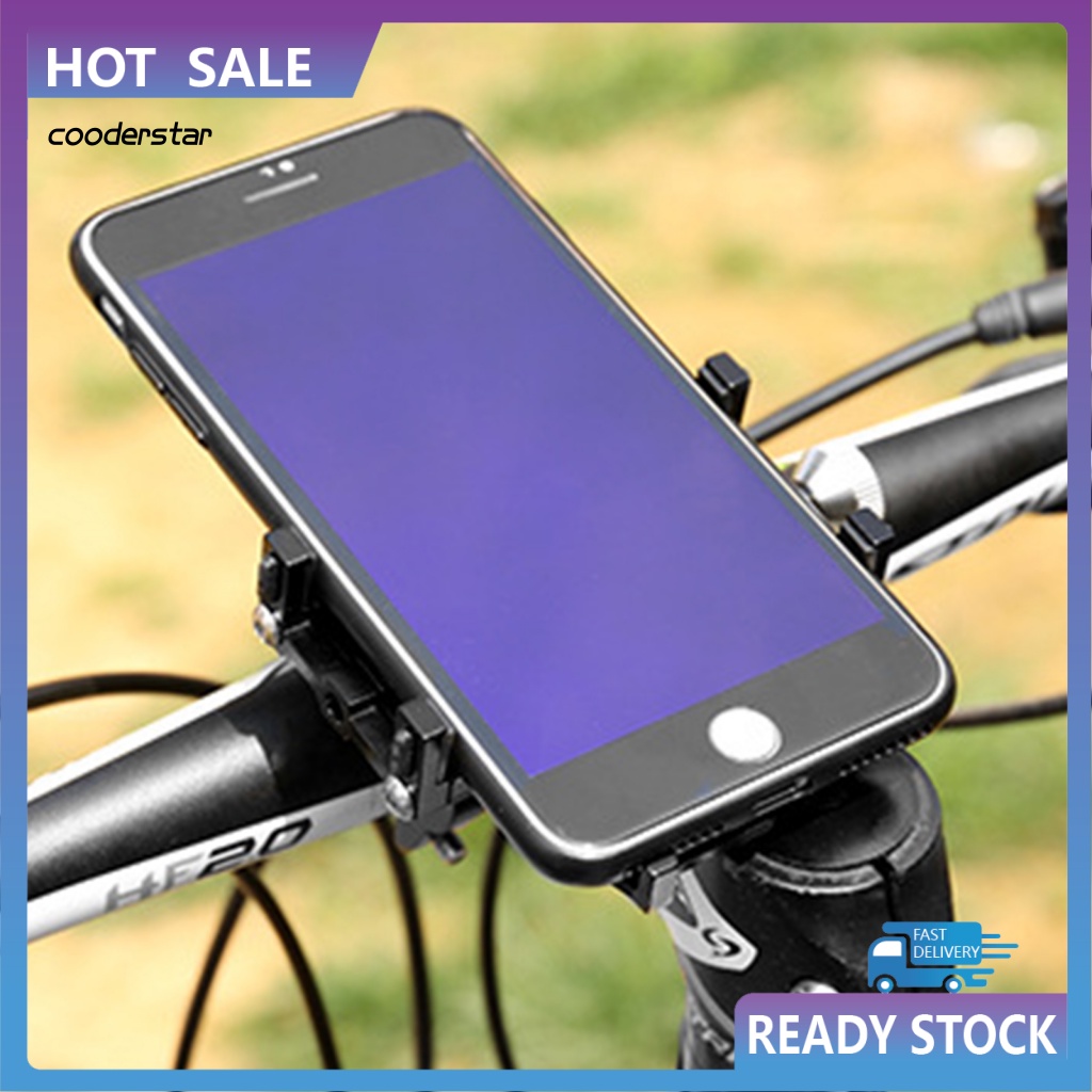 Giá Đỡ Điện Thoại Gắn Tay Lái Xe Đạp Bằng Hợp Kim Nhôm Chống Trượt Tùy Chỉnh Tiện Dụng