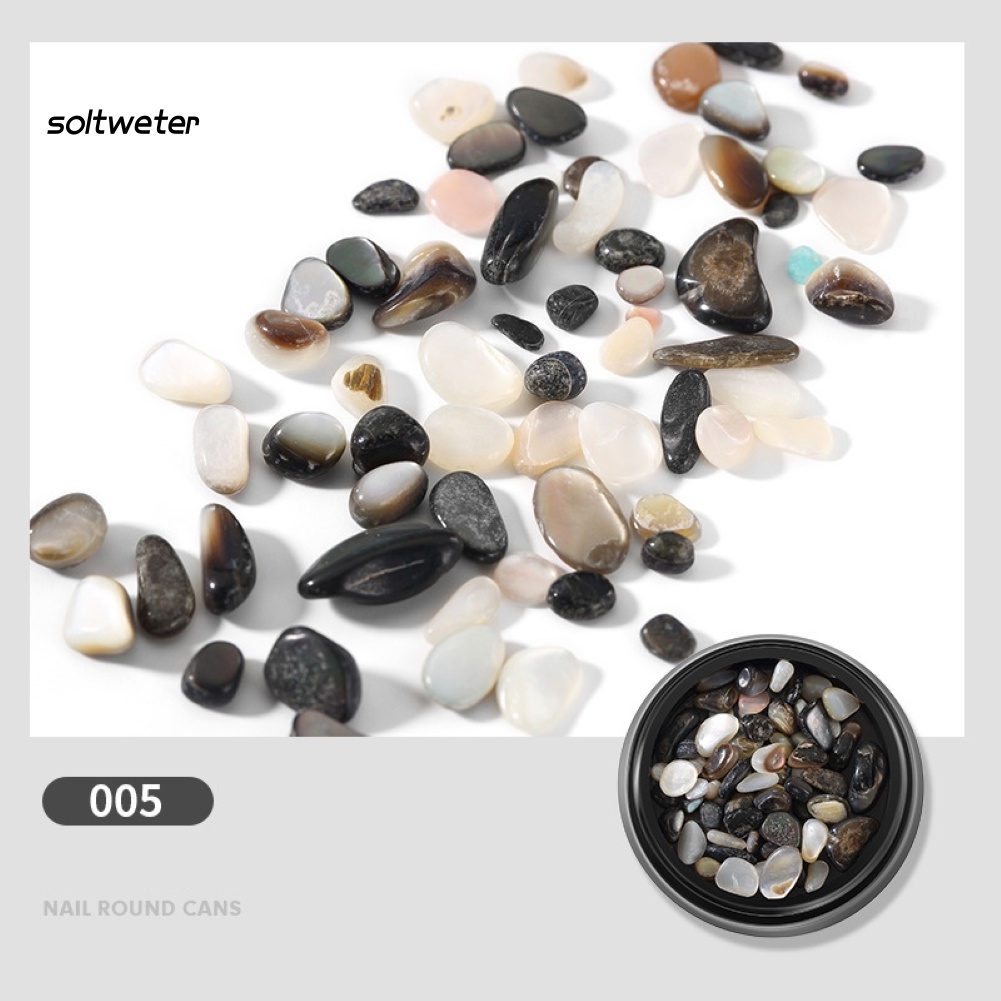 Bộ 2 Đá Đính Trang Trí Móng Tay Hình Vỏ Sò Độc Đáo